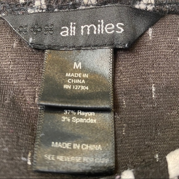 Ali Miles Houndstooth Tunic with Bell Slit Sleeve - Picture 9 of 11